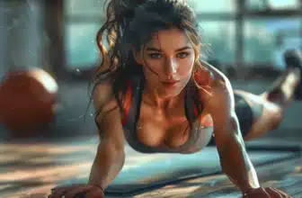 Sophia doing a plank