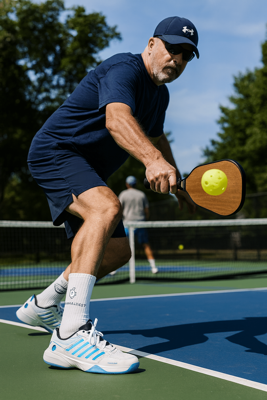 kswiss pickleball shoe in action