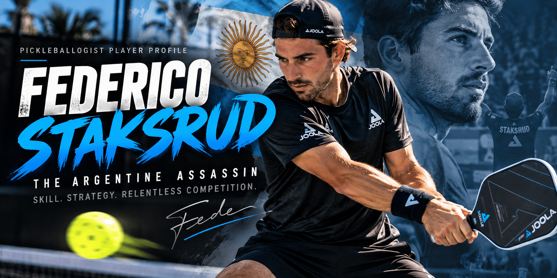 Federico Staksrud: The Argentine Assassin Who Turned Pickleball Into a Full-Time Job 1 Federico Staksrud The Argentine Assassin