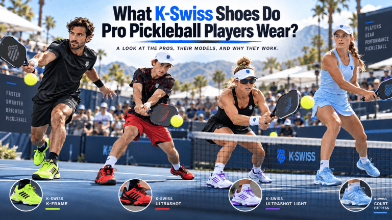 All Hail The Pickle! 1 Pros Wearing K swiss shoes for pickleball